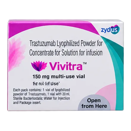 Vivitra 150 — Trastuzumab Lyophilized Powder for Concentrate for Solution for Infusion 150 mg multi-use vial pharmaceutical pack