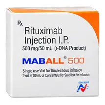 Maball 500 — Rituximab Injection I.P. 500 mg / 50 mL (r-DNA product) pharmaceutical pack