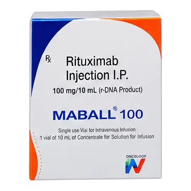 Maball 100 — Rituximab Injection I.P. 100 mg / 10 mL (r-DNA product) pharmaceutical pack