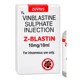 Z-Blastin — Vinblastine Sulphate Injection 10 mg / 10 ml, for intravenous use only pharmaceutical pack