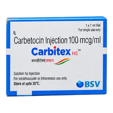 Carbitex HS — Carbetocin Injection 100 mcg / ml, 1 x 1 ml vial pharmaceutical pack